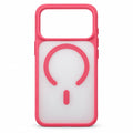 BLUEO Frosted Magnetic Case for iPhone 17 Pro - Raspberry Pink