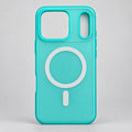 Turquoise Magnetic Ring Case for iPhone 17 Pro Max