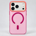 Pink and Magenta Magnetic Case for iPhone 17 Pro