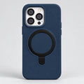 Navy Magnetic Ring Case for iPhone 14 Pro