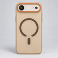 Beige Magnetic Ring Case for iPhone 17 Air