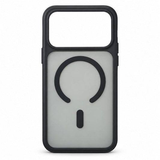iPefet Frosted Magnetic Case for iPhone 17 Pro Max - Black