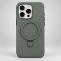 Sage Green Magnetic Ring Case for iPhone 15 Pro