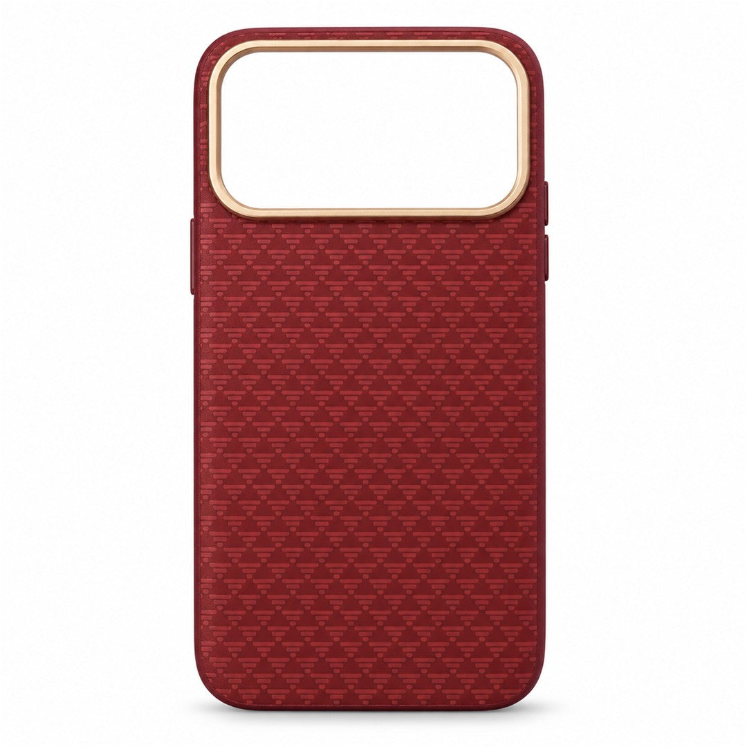 X-Level Classique Magnetic Case for iPhone 17 Pro Max - Burgundy