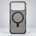 Smoky Clear Magnetic Ring Case for iPhone 17 Pro Max