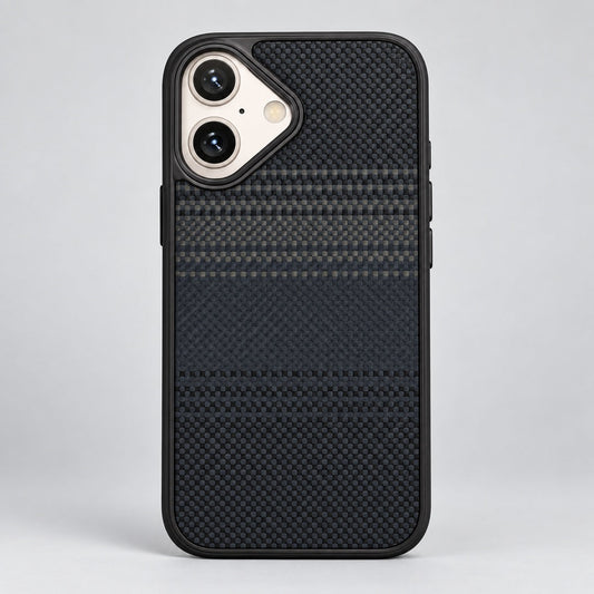 Woven Charcoal Case for iPhone 17